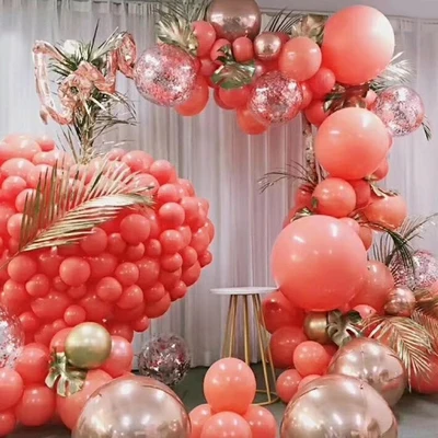 шары кораллового цвета. красные шары на день рождения. коралл шары. коралл шары. коралловый воздушный шар.