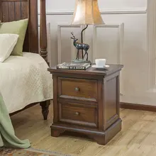 Тумбочки, мебель для спальни, Дубовая сплошная деревянная прикроватная тумбочка, тумбочка mesitas de noche для хранения спальни 50*45*60 см