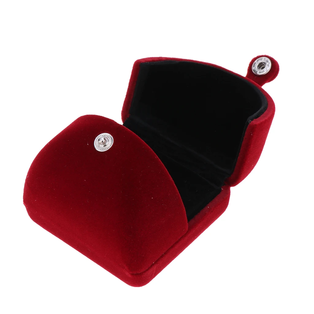 Fancy Wine Red Double Open Velvet Gift Box for Luxury Jewelry, Various Styles Packaging Box for Counter Shop