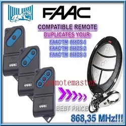 FAAC TM 868DS-1, TM 868DS-2, TM 868DS-3 пульт дистанционного управления для гаражных дверей Бесплатная доставка