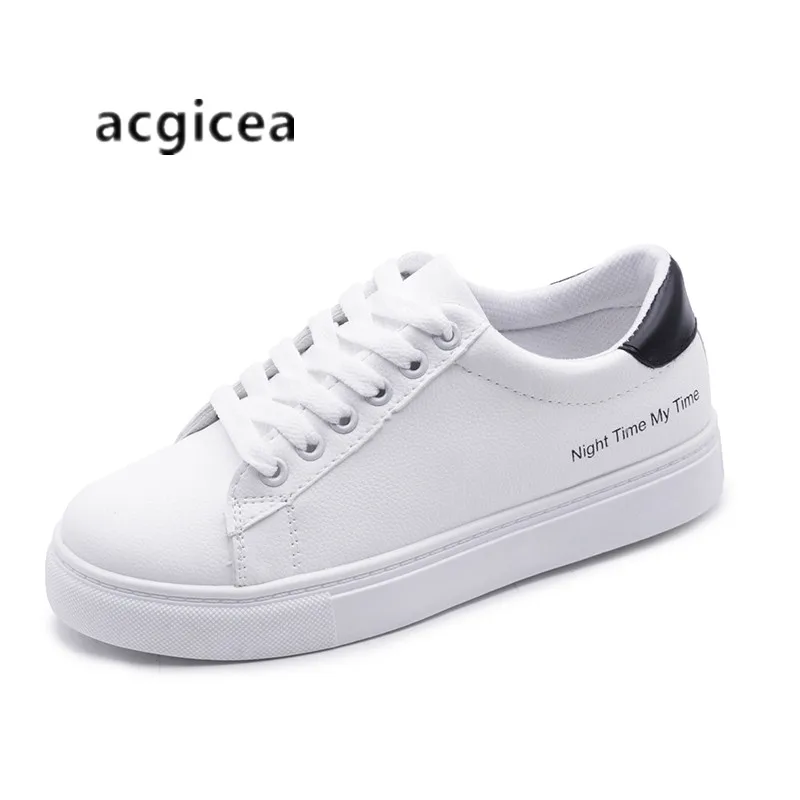 

Sneakers female 2018 spring and autumn new students wild fashion running shoes simple and comfortable single shoes q94