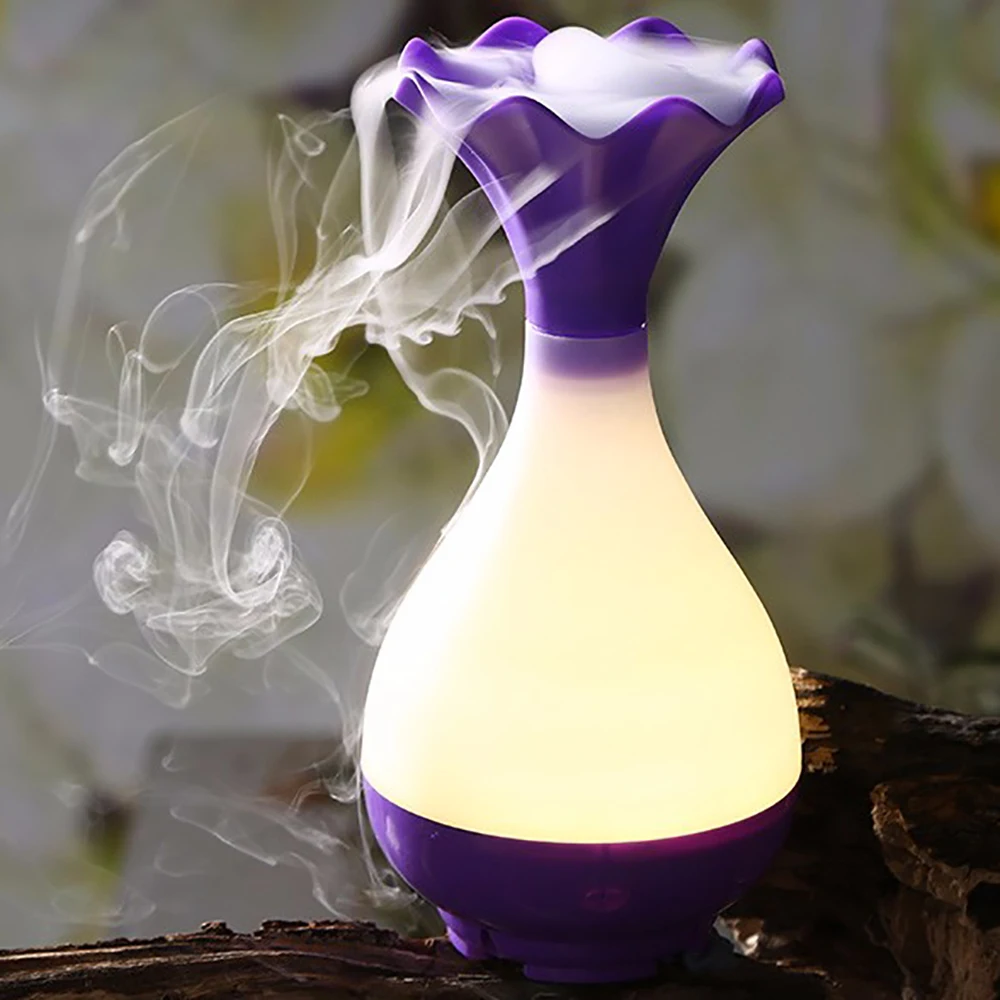 

New Bottle USB Ultrasonic Air Humidifier Portable Essential Oil Aroma Diffuser LED Light Home Office Mist Maker Fogger
