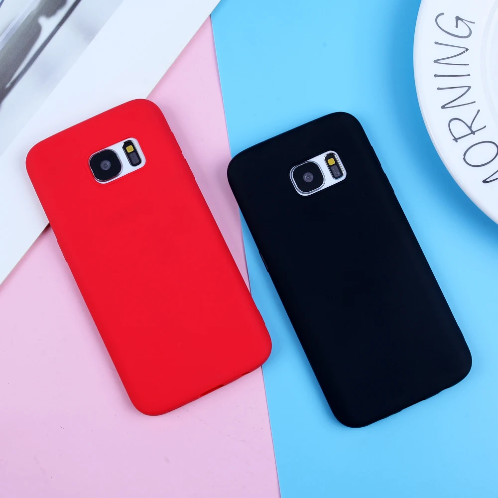 

Candy Color Phone Case For Samsung Galaxy A7 2018 S10 Lite Plus S6 S7 Edge S8 S9 Plus A5 A6 A8 J4 J6 Plus 2018 J5 J7 2016 2017