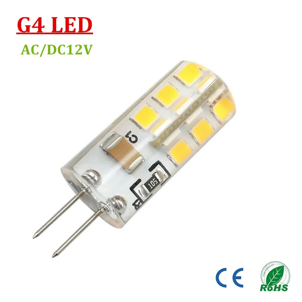 1 шт. G4 цоколь 24 2835SMD осветительная лампа 2 5 Вт AC DC12V без затемнения равна 15 T3