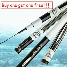 Высококачественная углеродная удочка для рыбалки Taiwai, удочка для ловли карпа, 3,6-7,2 м, супер ультра-светильник, ультра жесткие рыболовные снасти для карпа