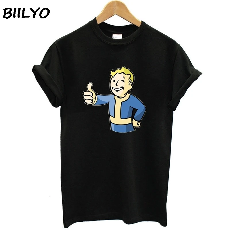 Игра Fallout PipBoy Забавные футболки Для женщин для девочек и мальчиков законопроект
