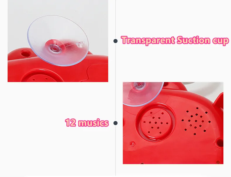 Новинка Краб пузырьковая машина электрическая пузырьковая детская электронная музыкальная игрушка для ванны Детские игрушки детский игрушечный пистолет для мыльных пузырей пузырьки