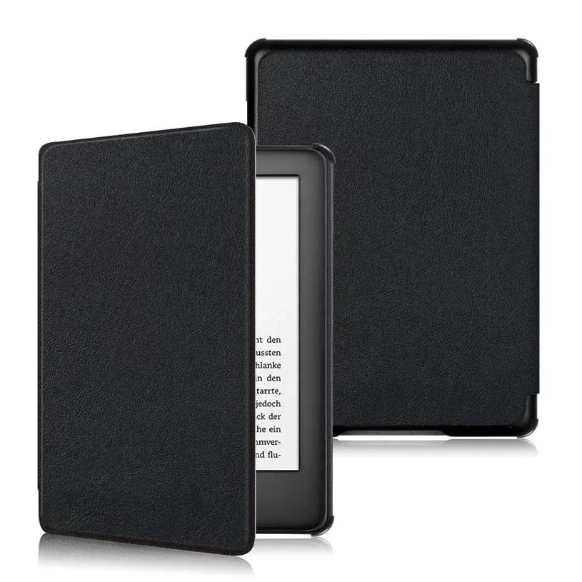 Умный тонкий чехол для нового Amazon Kindle 10 поколения выпуск " Магнитный защитный чехол для Kindle чехол Funda - Цвет: Black
