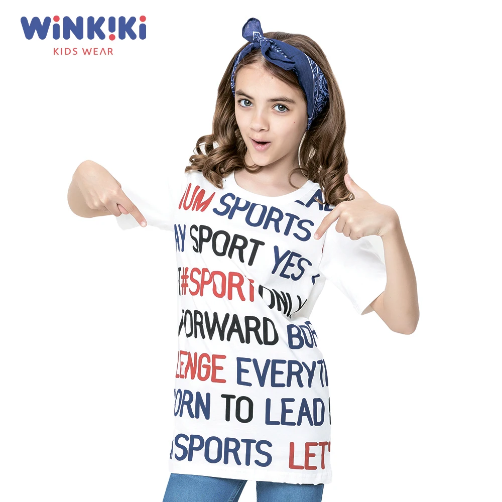Футболка для девочки WINKIKI|Тройники| |