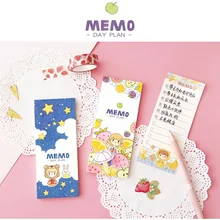 12 шт./лот милая девушка Ежедневно memo список Фрукты Кролик Луна планировщик организатор заметки по повестке дня канцелярские офисные школьные принадлежности F084
