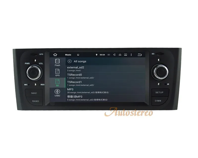 8 Core ram 2 GB Android 6,0 7,1 Автомобильный gps навигационный плеер радио для FIAT Punto 2005-2009 Linea 2007-2011 Автомобильный стерео блок