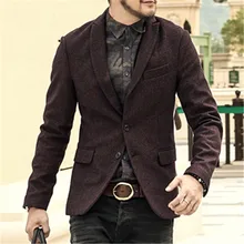 Мужской костюм, модный брендовый Мужской Блейзер, мужской однобортный костюм, повседневный высококачественный приталенный костюм, Свадебный костюм жениха