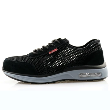 

new fashion mens large size steel toe caps working safety shoes non-slip platform tooling security boots protective footwear man