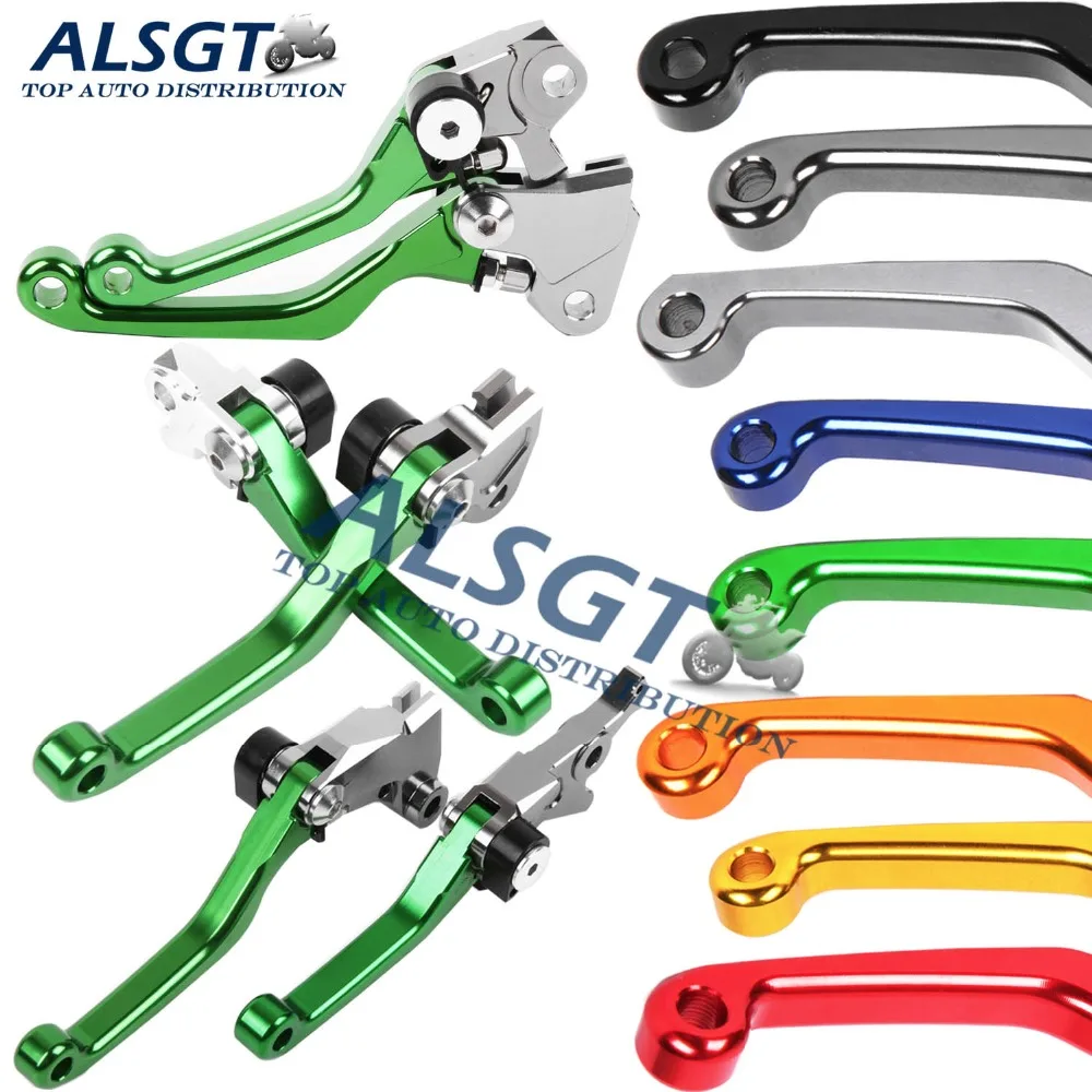 Для Kawasaki KX250 2005-2008/KX450F 2006-2012 2007 Dirt Pit Bike Сводные сцепные рычаги комплект ЧПУ фиолетовый/черный/серебристый/серый