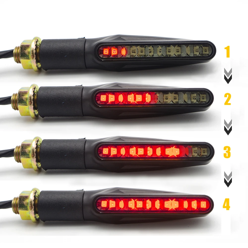 

Water Fllowing Motorcycle LED Turn Signal Lights Direction Indicators clignotant moto FOR BMW K1200S K 1200 S S1000R S1000RR HP4