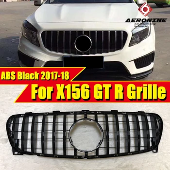 

For MercedesMB X156 GLA Sport grille grill ABS Gloss Black without Sign GLA180 GLA200 GLA250 GLA45 Look Front Grilles 2017-in