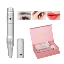 Беспроводной Электрический Профессиональный аппарат для нанесения татуировок Перманентный макияж татуаж бровей Косметическая ручка с батареей
