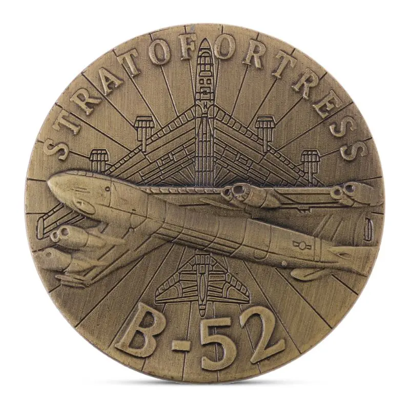 

B-52 Long-range Subsonic Jet-powered Strategic Bomber Commemorative Coin Collection Gift Souvenir