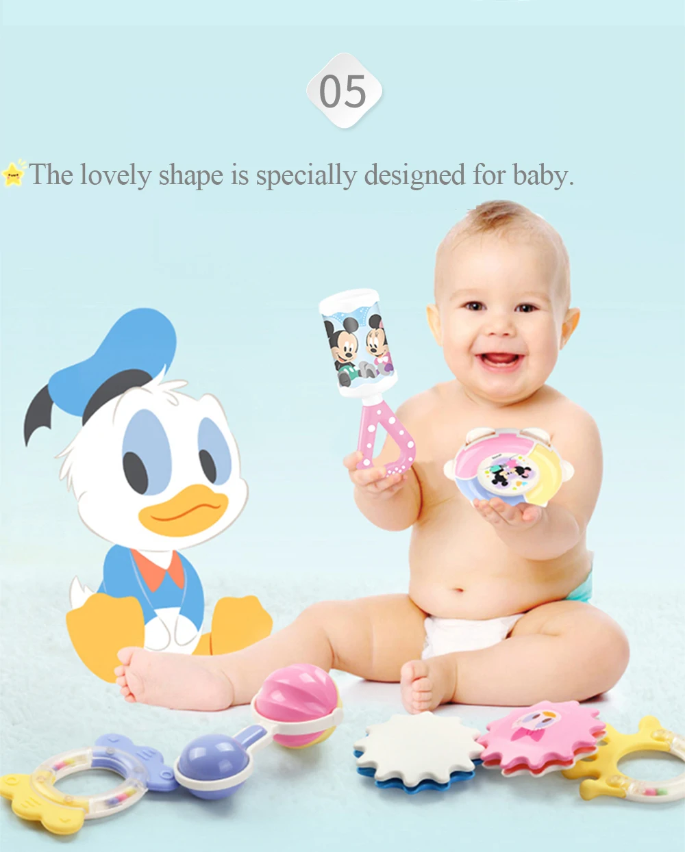 Disney Rattle Teether _12