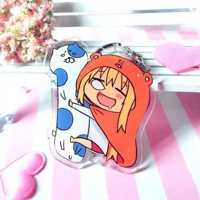 Аниме Himouto мультипликационный персонаж дома Умару косплей брелок Мода Himouto Umaru-chan автомобильный брелок для ключей ювелирные изделия Выпускной подарок коллекции - Цвет: 2