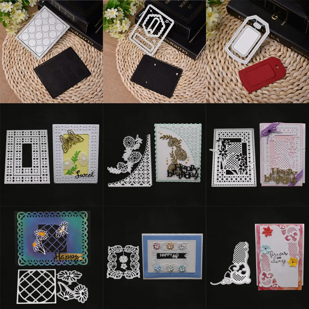 2019 Fashion DIY Album Embossing Scrapbooking Stencils Paper Crafts Metal Birthday Invitation Weddi - 33000651174