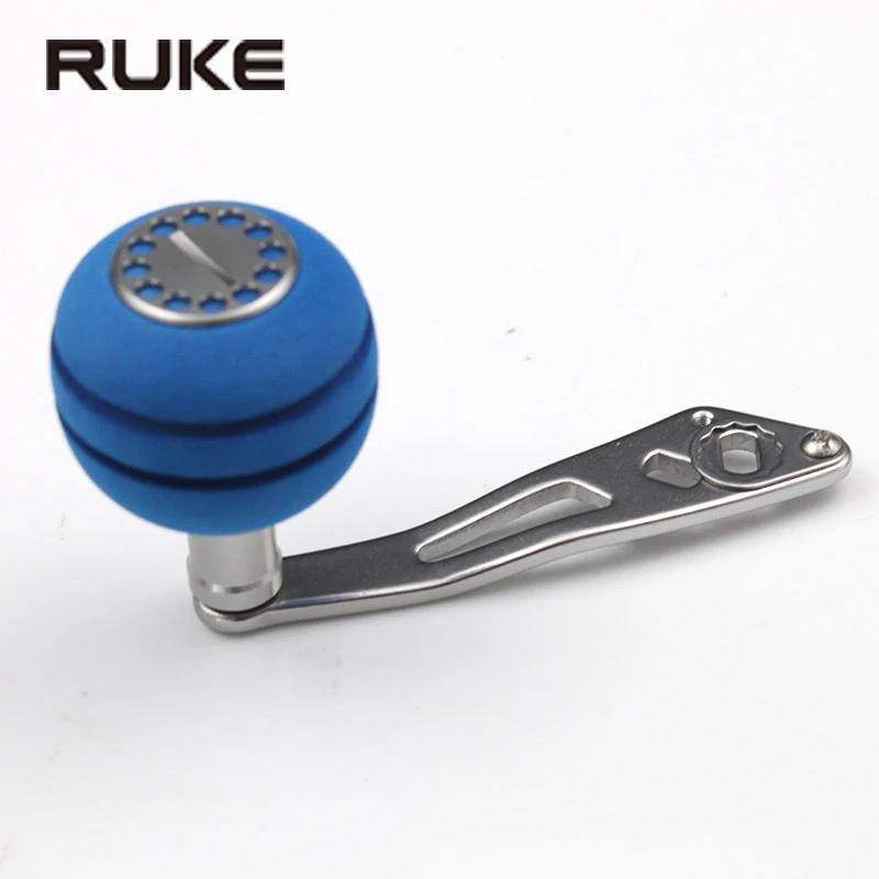 RUKE سبائك الألومنيوم بكرة مقبض إيفا الصيد مقبض ، الصيد بكرة التبعي ، 85 مللي متر ، 32g ، اليسار واليمين اليد يمكن تبادل RUKE سبائك الألومنيوم بكرة مقبض إيفا الصيد مقبض ، الصيد بكرة التبعي ، 85 مللي متر ، 32g ، اليسار واليمين اليد يمكن تبادل