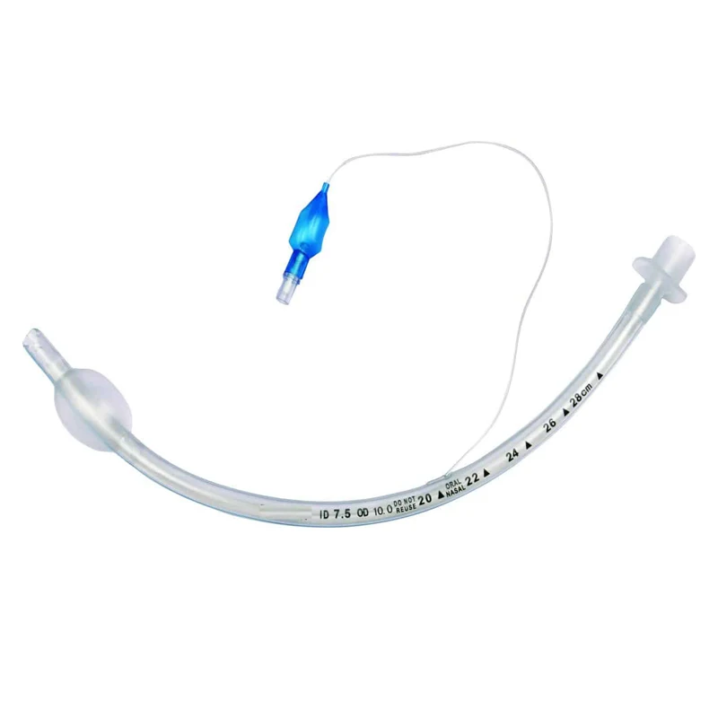 10pcs/lot Medical Disposable cuff Endotracheal intubation PVC Reinforced Endotracheal Tube #2.0--#8.0 for clinical anesthesia  