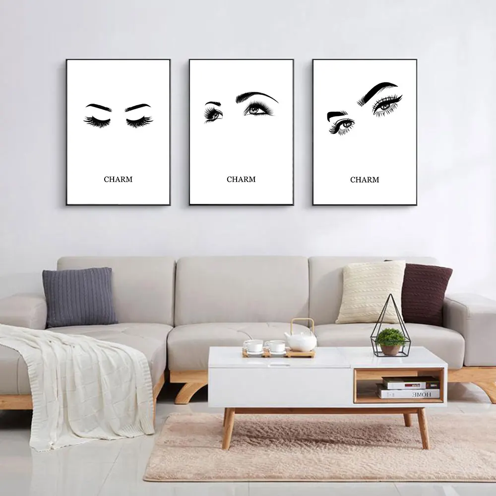 BLACK WHITE POSTERS AND PRINTS (2)