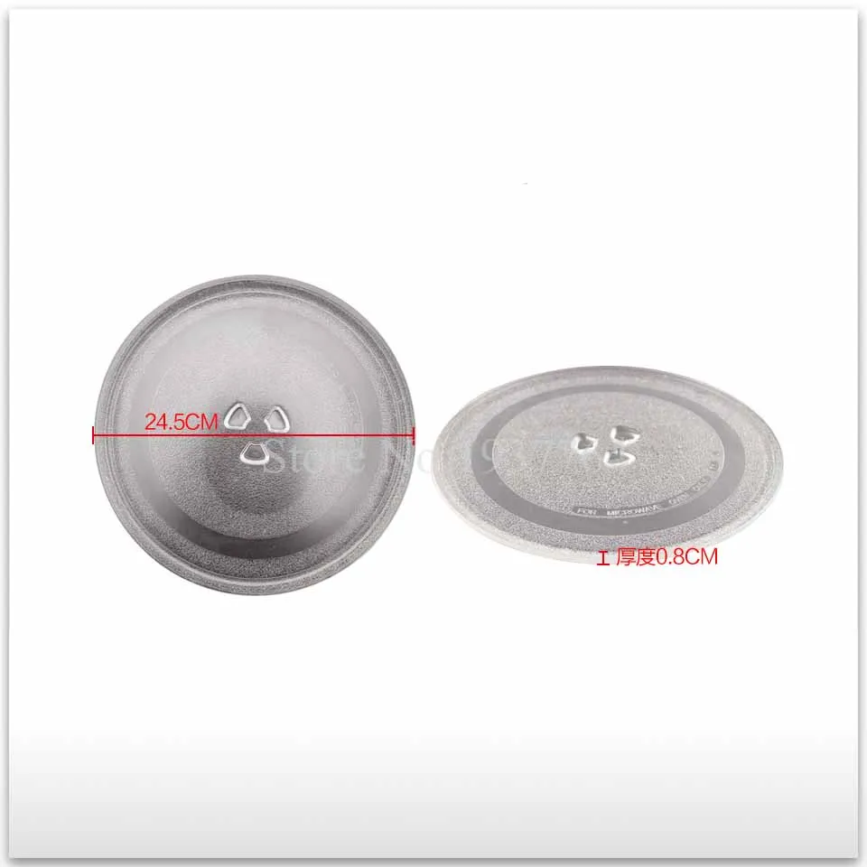 For Midea Galanz Microwave Oven Glass Disc Tray Turntable Flat Pallet
