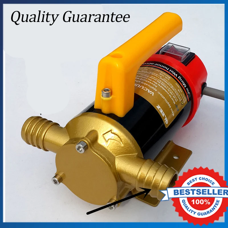 

24V Fuel Oil Diesel Transfer Pump High Pressure Oil Pump Self-priming Vane Pump