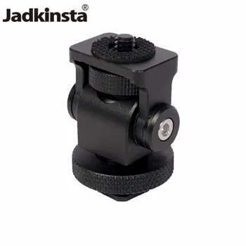 

180 Rotate Tripod Hot Shoe Adapter Hotshoe Stabilizer Bracket with 1/4" for Monitor LED Light DSLR Microphone Studio Accessories