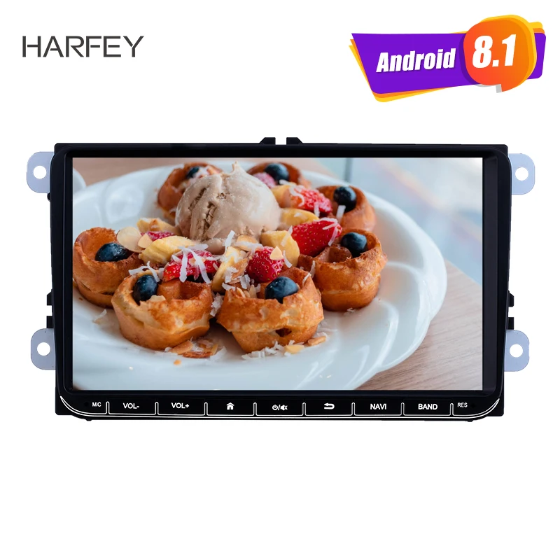 

Harfey 9" GPS Navi Android 8.1 Radio for VW Volkswagen Passat Polo Golf Skoda with Bluetooth USB WIFI support Carplay Digital TV