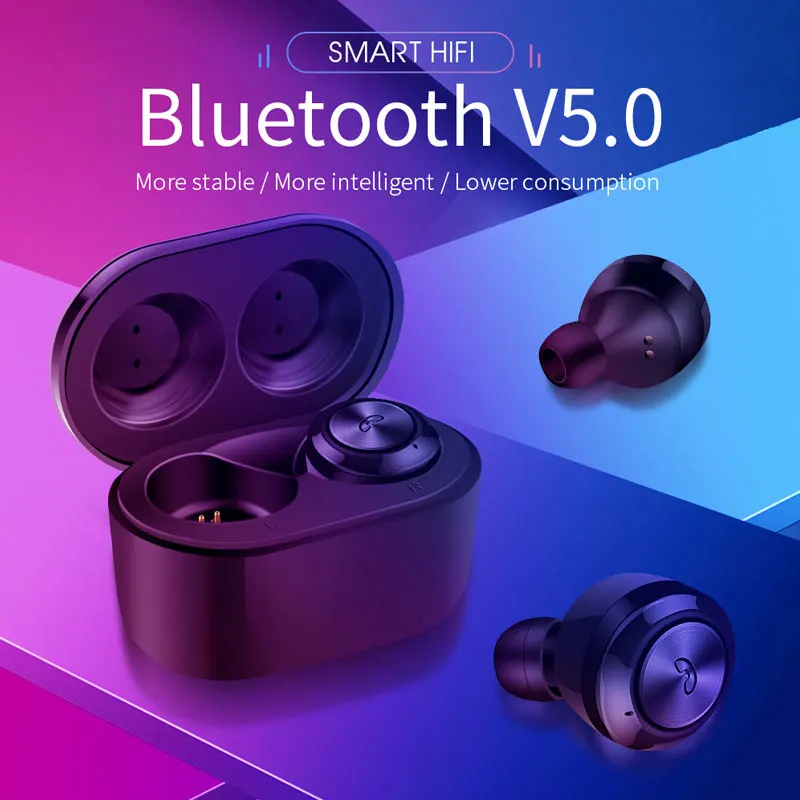 TWS Bluetooth 5 0 Earphone For Xiaomi Redmi k20 pro mi 9 Oneplus 7 pro HiFi Wireless Bluetooth Headset For Huawei iPhone X XS 7