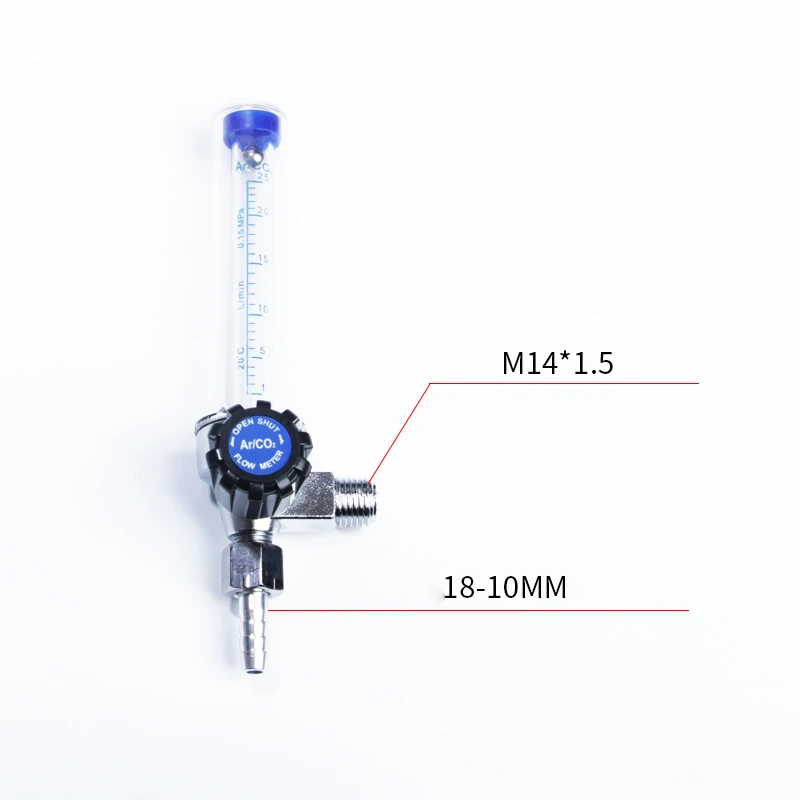 1 шт. Барб углекислый Аргон Расходомер расходомер газовый аргон AR/CO2 регулятор сварки горячий для Mig сварочный манометр