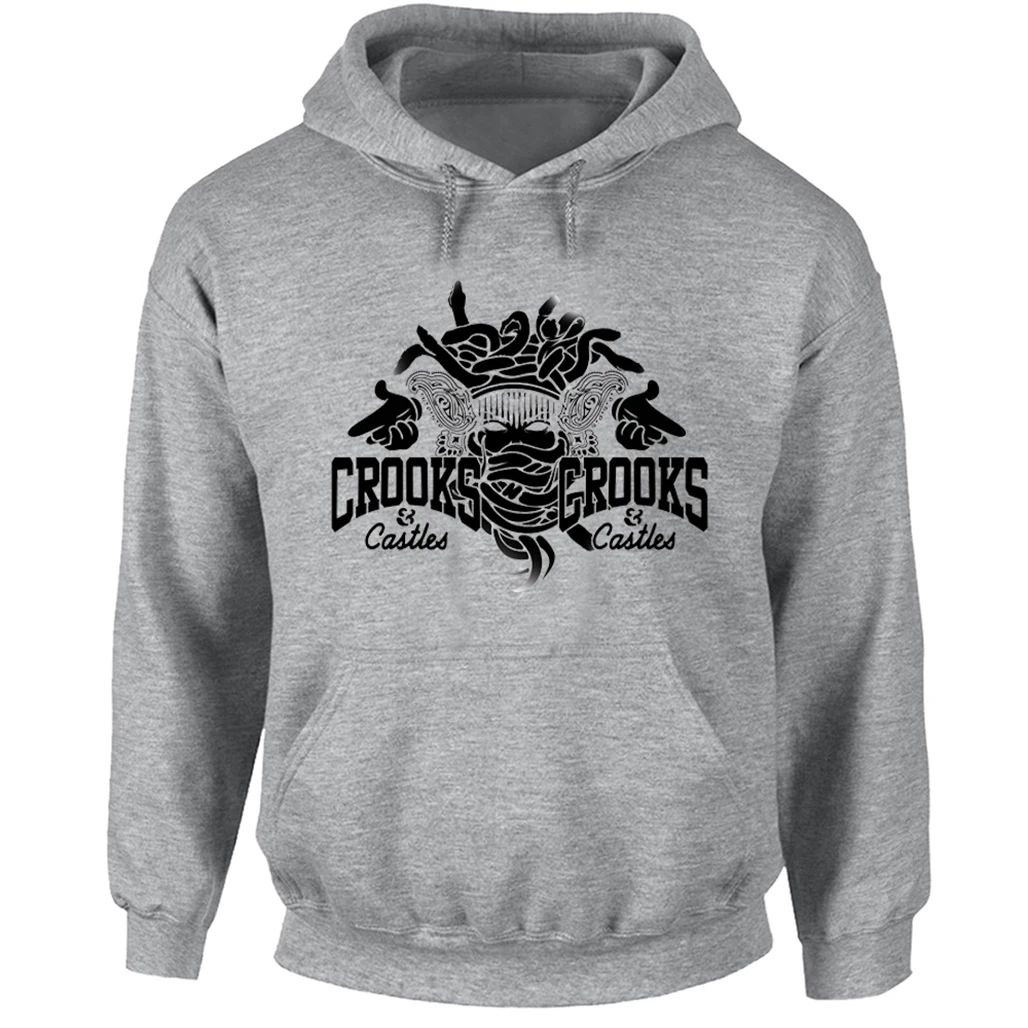 

Punk Crooks And Castles Graffiti Art Hoodie Men Women Boy Girl Sweatshirt Pullover Hip Hop Jackets Hoody Size S-xxxl