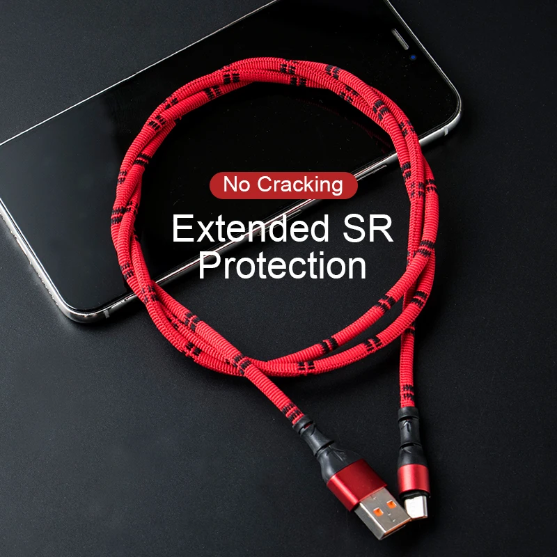 Ersuki usb type-C кабель для samsung S10 S9 S8 A50 Xiaomi Redmi Note 7 Быстрая зарядка USB-C зарядное устройство для мобильного телефона USBC type-C кабель