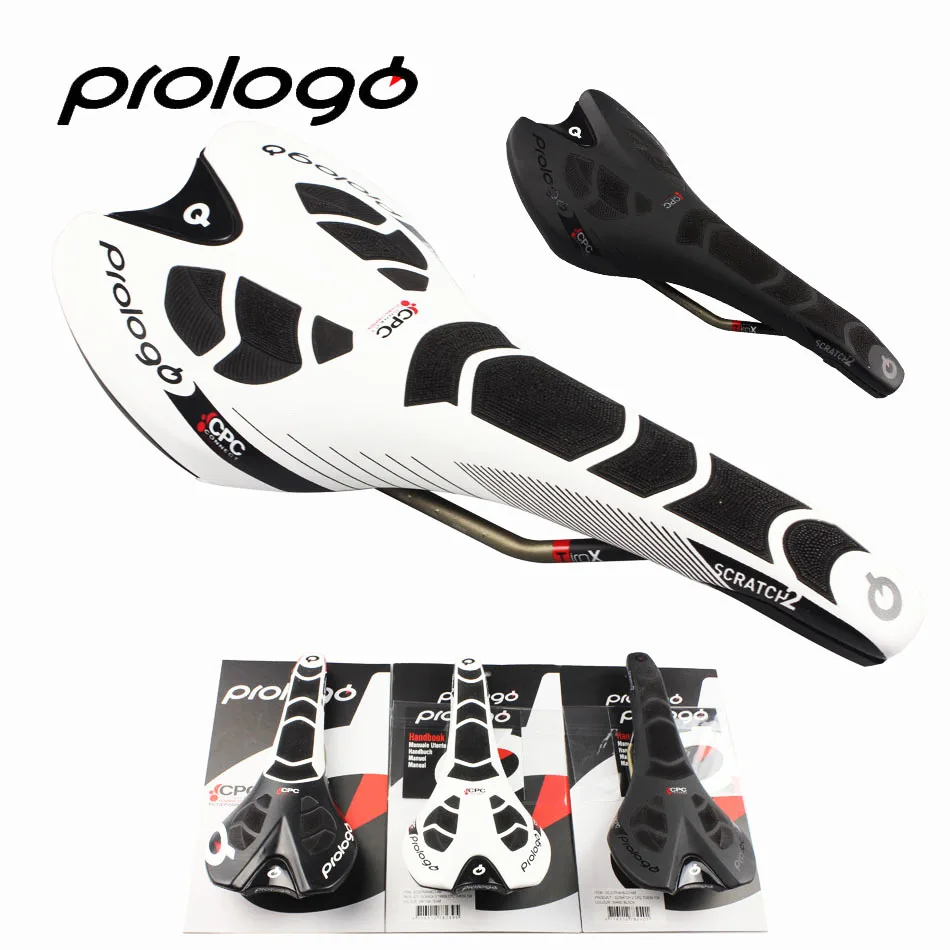 

Prologo Original SRCATCH 2 CPC Tirox Carbon Fibre Bicycle Saddle Race Bike Ultralight Cycling Skid-proof Saddle Seat Cushion