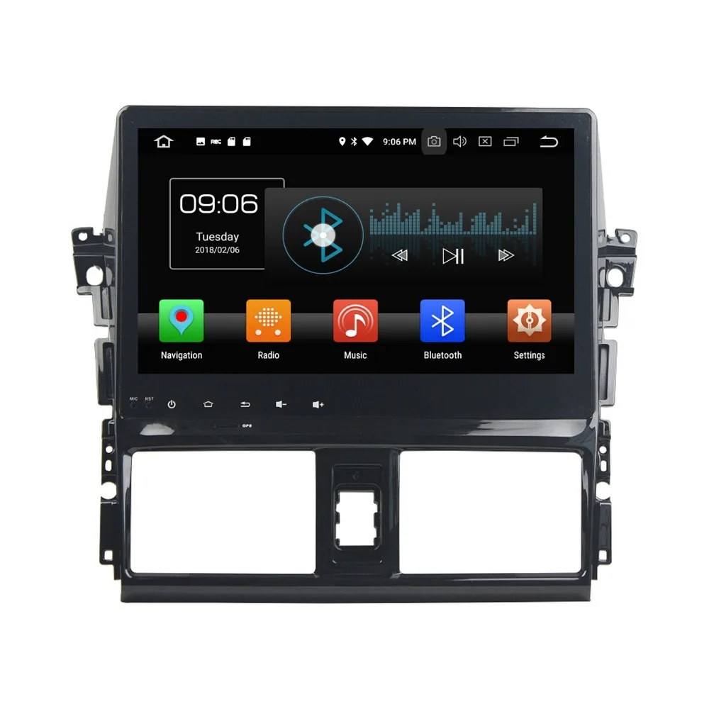 4 Гб + 32 ГБ Восьмиядерный 10 1 &quotAndroid 8 0 автомобильная аудиосистема DVD Радио для Toyota