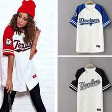 Лето кепки в стиле "хип-хоп" Бейсбол T рубашка корейского стиля свободного кроя, унисекс, длинная, с коротким рукавом для женщин