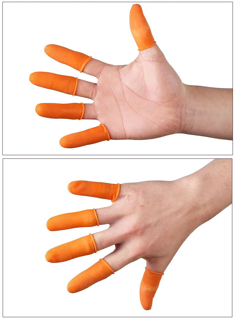 Латексные резиновые пальчиковые кроватки защитные перчатки крышка инструменты Модель Инструменты модель окраски необходимо