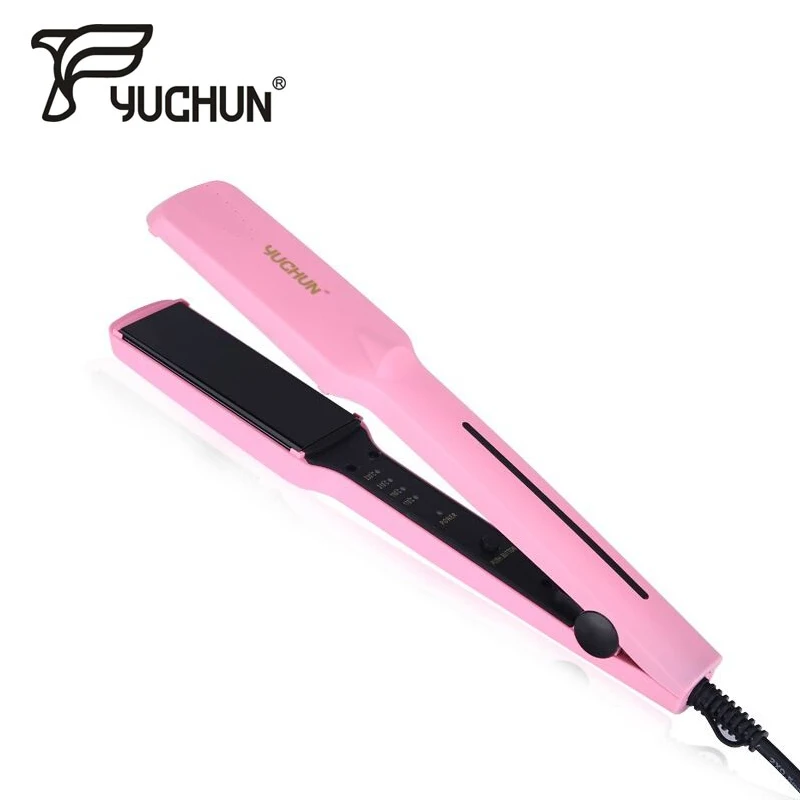 

Genuine Design Hair Straightener Flat Iron Brush Hair Volumize Corrugated Flat Irons and Straightener Hair Curler 25W
