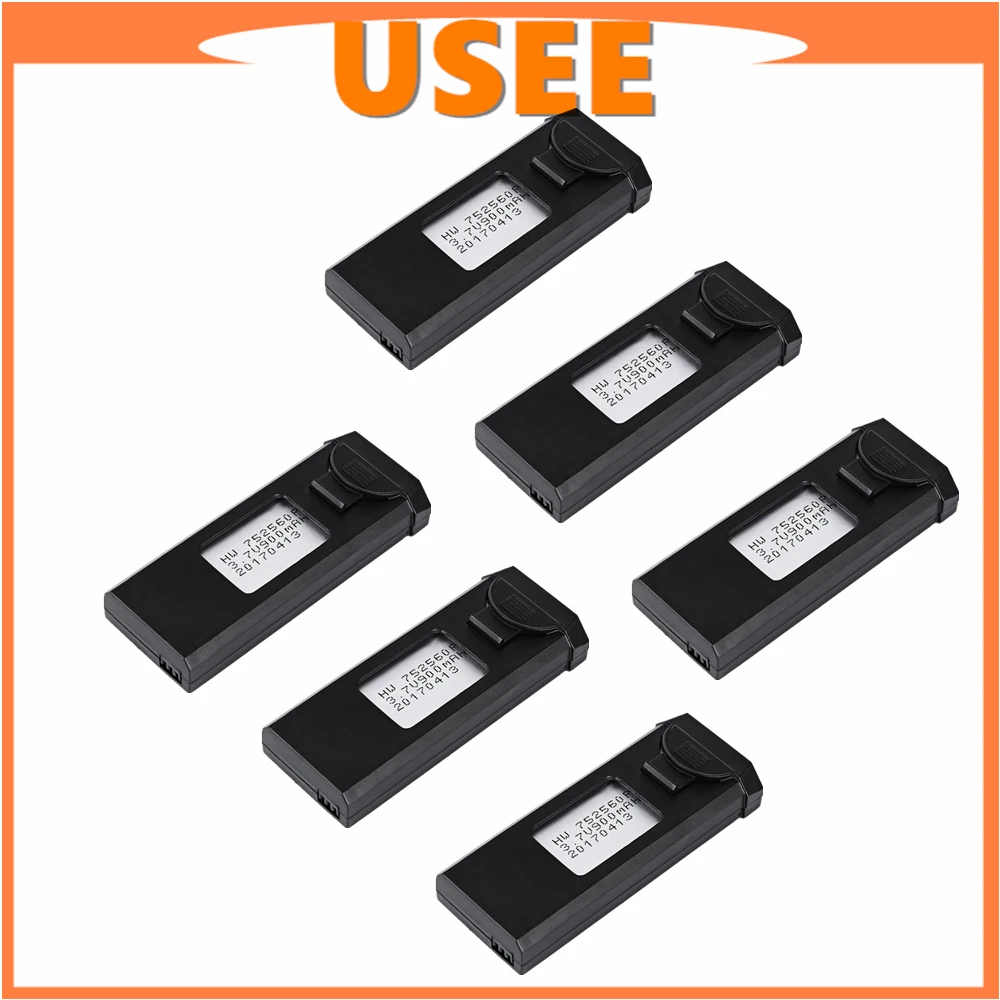 

VISUO XS809HW XS809W Battery 3.7V 900mAH 30C Lipo Battery Spare Parts for VISUO XS809HW XS809W