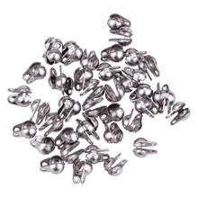 304 Aço Inoxidável Bead Dicas 6x4mm