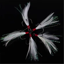 50 шт./компл. 4#6#8# Новые бронзовых морских рыболовных крючков из страусиных перьев для Minnow приманки для ловли рыбы, тройные Крючки рыболовные снасти рыболовный крючок