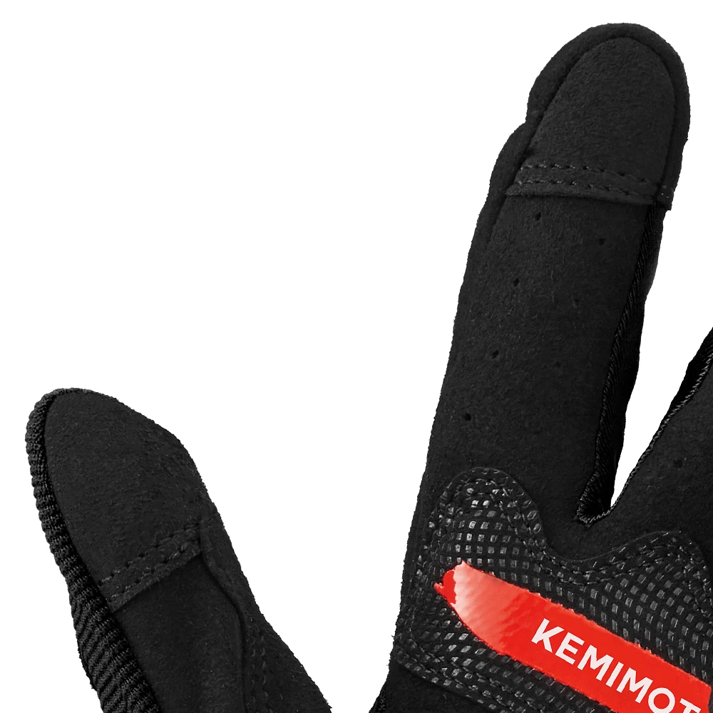 Универсальные мотоциклетные перчатки с сенсорным экраном, кожаные, дышащие, полный палец, Guantes, ПВХ Защитное снаряжение для гонок, мотокросса