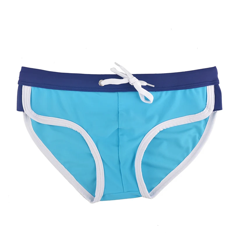 Мужские сексуальные трусы Briefs swim ming Sea пляжный водный спортивный плавки шорты со шнурком тонкий купальник брюки 4 цвета