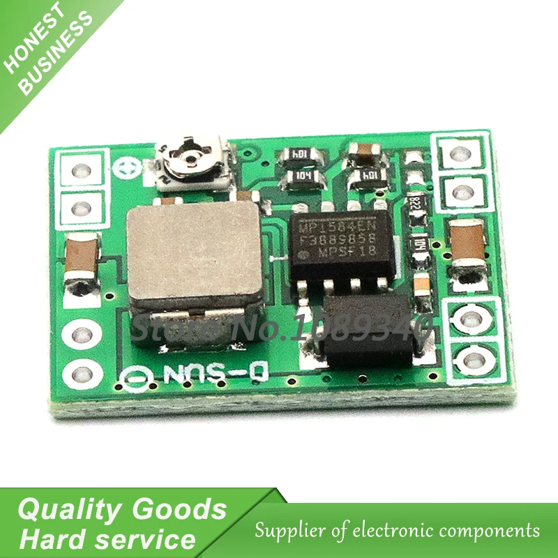 

1PCS MP1584EN DC-DC step-down supply module 3A adjustable step-down module super LM2596 ultra-small size size DCDC