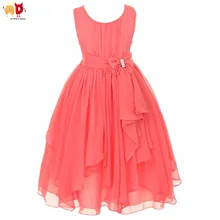 AD красивые Праздничное платье для девочек большой детский день рождения свадебное платье для сцены для подростка Вечерние