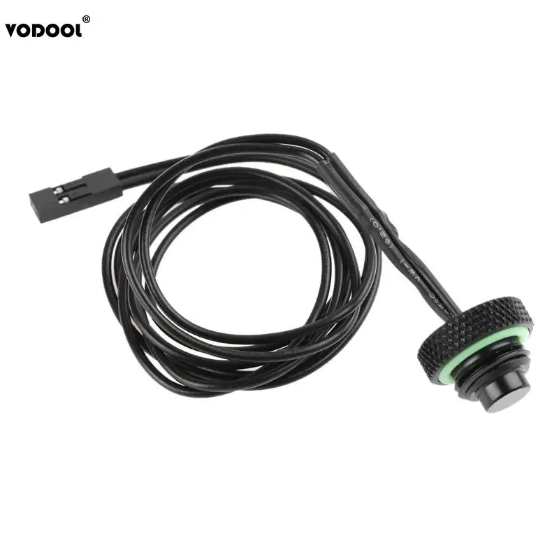 VODOOL G1/4 Temperature Measurement Water Stop Sealing Plug TCWD-V1 10K built-in Thermistor Water Cooling PC Computer System - Цвет лезвия: Standard