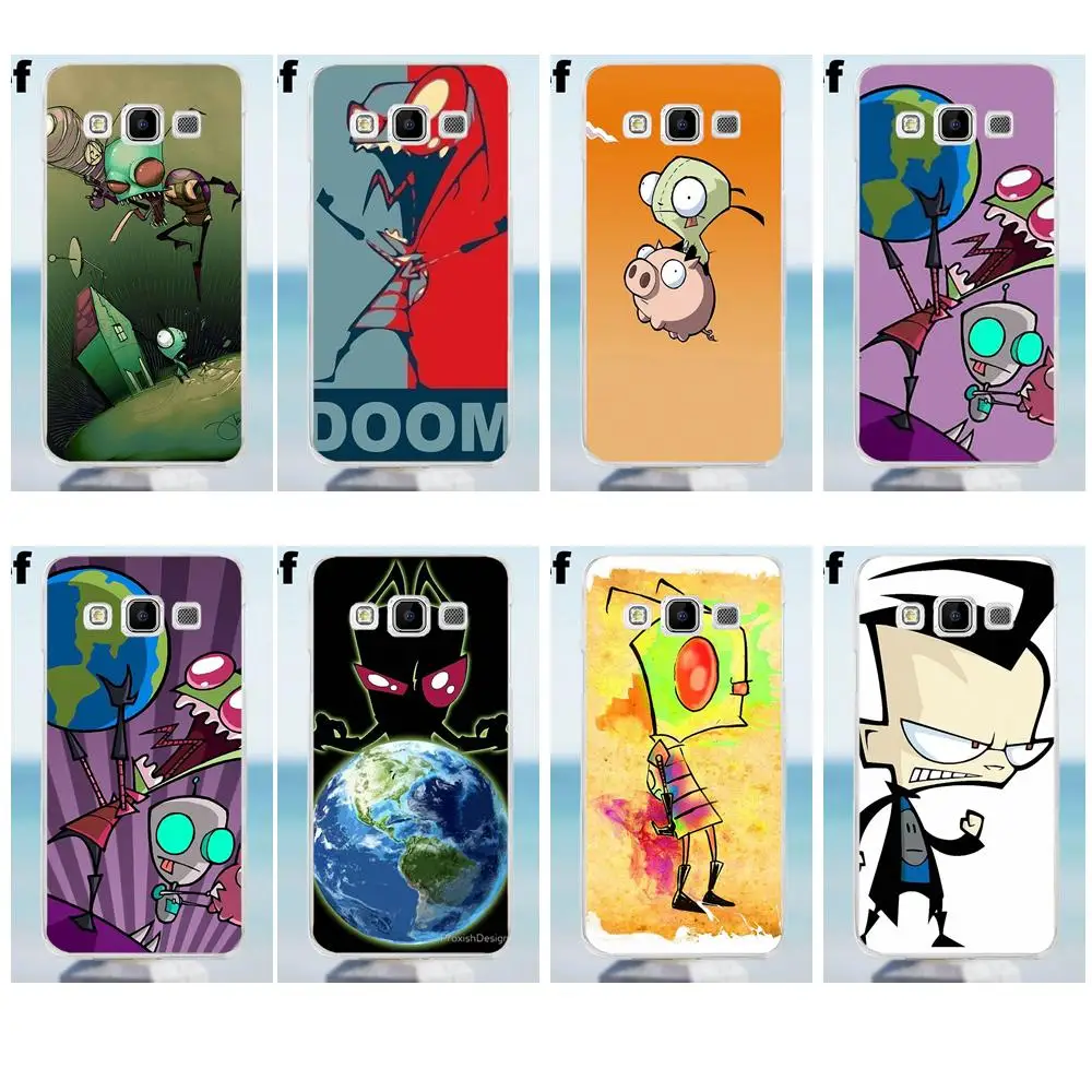 Чехол для телефона Suef Alien Invader Zim Gir Galaxy Alpha Core Prime Note 2 3 4 5 S3 S4 S5 S6 S7 S8 mini edge Plus из ТПУ |